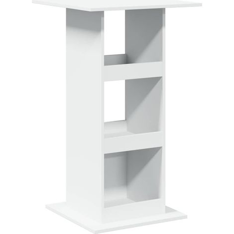 Maison Exclusive - Tavolo Bar con Portaoggetti Bianco 60x60x102 cm in Truciolato