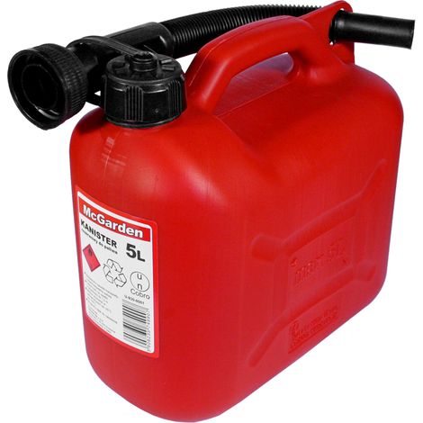 Bidón de plástico para gasolina de 5 litros - U-930-0001