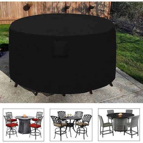 Funda protectora para muebles de jardín - Funda para conjunto de jardín - Impermeable - Accesorio de jardín (1/5)