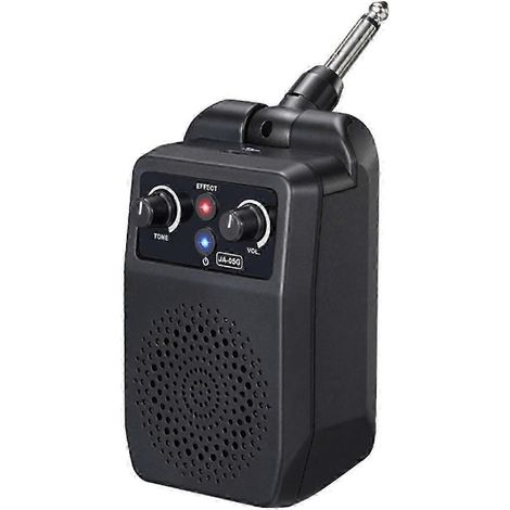 Mini ampli guitare électrique 5W portable avec Bluetooth intégré, 4 effets, rechargeable, idéal pour s'entraîner. (1/5)
