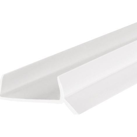 Steigner – Joint d’étanchéité pour plinthe de cuisine 15mm/16mm/17mm – PVC haute qualité – Longueur 1,5m – Protection contre l’humidité et saleté