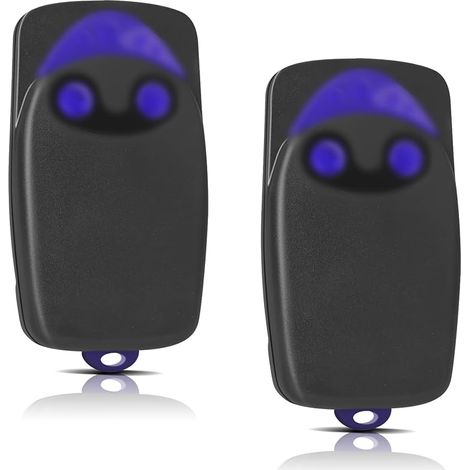 2 Pièces Remplacement pour télécommande Nice, télécommande Portail 433,92MHz 2 canaux, Compatible avec Flo1r-s, Flo2r-s, Flo4r-s