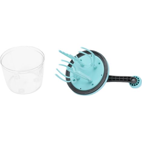Handmixer aus PP mit abnehmbarem Griff, Schneebesen, praktisch und rutschfest, hellgrün, für die Küche (1/5)