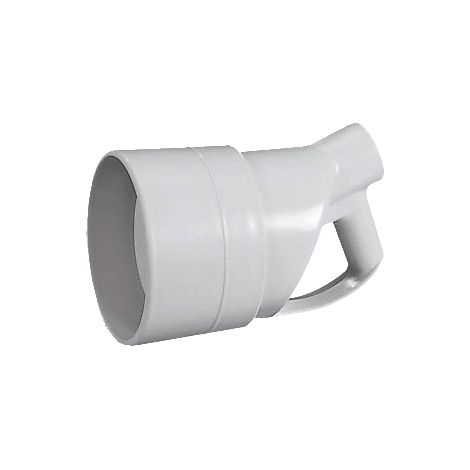 Prolunga 2P+T 16A anello fisso plastica uscita dritta Bianco