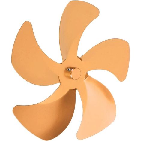 Fireplace Fan Blade, Durable, Improves Hot Air Circulation, Easy Installation, 5-Blade Fireplace Fan Blade for Fan Accessories (1/4)