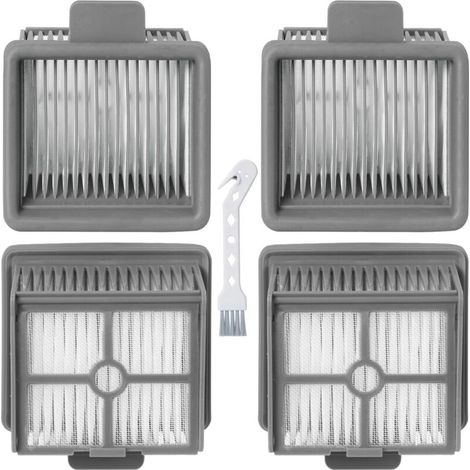 4 Filtre HEPA pour Dreame H11 / H11 Max / H12 / H12 Core / H11 Core Accessoires de rechange Aspirateur, 4 Filtre + 1 Brosse de nettoyage
