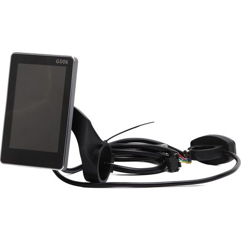 Compteur de vitesse et écran LCD pour vélo électrique GD06 avec connecteur 36V/48V pour modification et réparation (1/5)