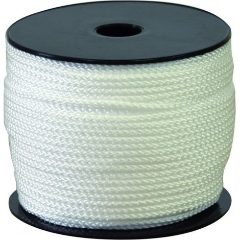 SOFOP TALIAPLAST - CORDEAU POLYPRO TRESSE BLANC 100M FIL 4MM