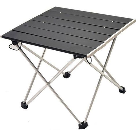Table de Camping, Pliante Table Alliage d'aluminium Ultra-légère Portable avec Sac de Transport, Facile à Nettoy, pour Les activités en Plein air, Pique-Nique, Cuisine, Plage, Randonnée (1/5)