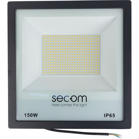 Proiettore LED Tenko Eco 150W 15000lm IP65 30.4x7.8x31.5cm 4000K Nero 50000H SECOM