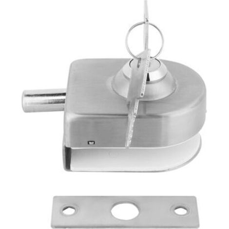 Türriegel aus Edelstahl für Glastüren, geeignet für Badezimmeraccessoires - Crezuo