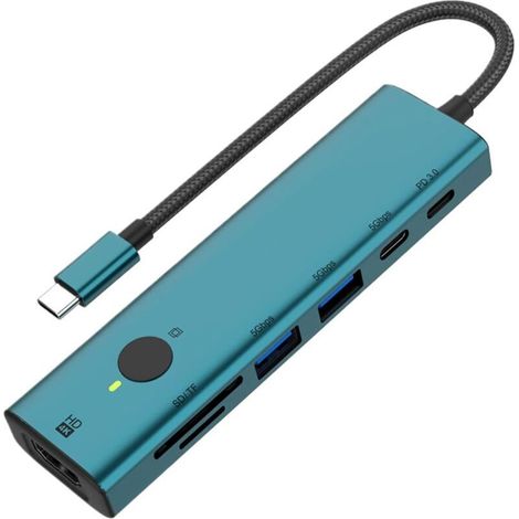 Concentrateur USB - Hub USB 3.0 - Répartiteur USB Portable à 7 Ports avec (1/5)