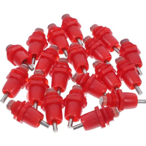 Abreuvoir Automatique Tétines en Acier et PVC 20 Pièces pour Poulets Installation Multiple, Adapté aux Poulets Grands et Petits, pour Grandes Exploitations Agricoles (1/5)