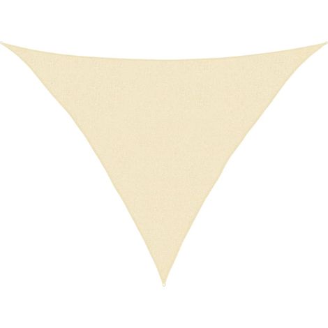 Maison Exclusive - Sonnensegel 160 g/m² Cremeweiß 2,5x2,5x3,5 m H