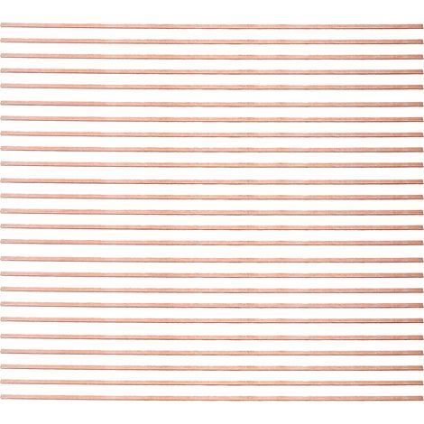 25 baguettes de brasage argent 5 %, alliage de cuivre BCuP 3 Phos plat pour CVC, 0,05 x 0,13 x 10 pouces. (1/5)