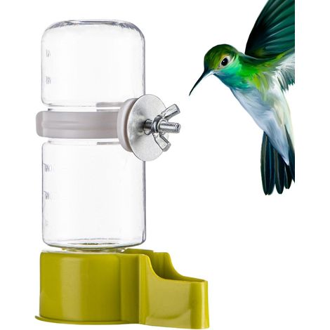 Automatischer Vogeltränkespender, Vogelbrunnen, automatische Vogeltränke, Vogelfutterspender, Clip-on-Tränke (1/5)