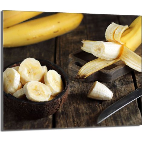 Piastra protettiva in vetro per stufa 60x52 Banana (1/5)
