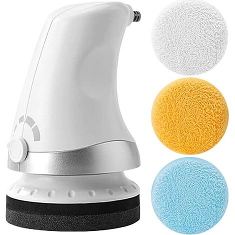 Appareil de remodelage corporel - Machine de musculation et de raffermissement de la peau - Système de vibration adaptatif - 10 x 10 x 16,5 cm - Blanc (1/5)