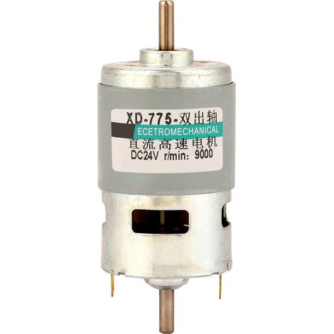 775 Motor 50W High Power Large Torque Double Shaft Dc Motor(24V9000RPM no bracket)