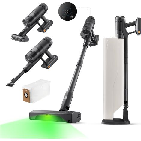 Roborock H60 Hub Ultra - Aspirapolvere Senza Fili con Stazione di Svuotamento Automatico - 210 AW (1/5)