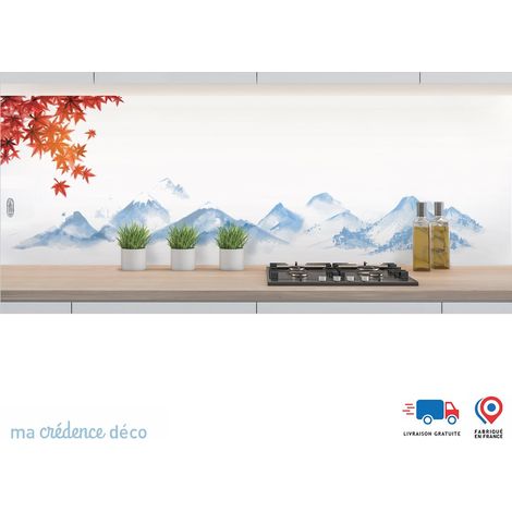 Crédence : Estampe japonaise 2 - Alu composite - 120 - 60 (1/3)