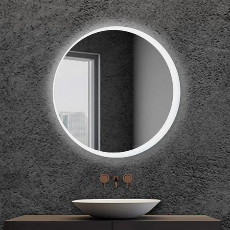 Specchio Line tondo 70 retroilluminato Led di Feridras (1/3)