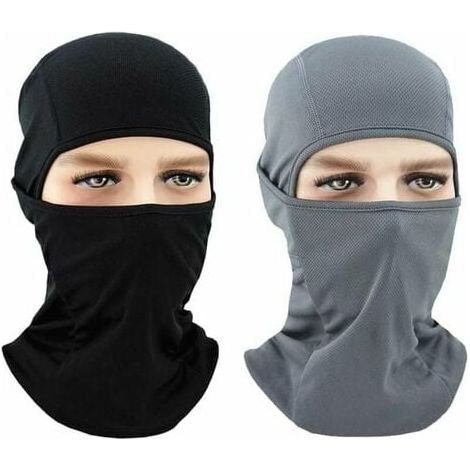 Sturmhaube - Polyester - Atmungsaktiv - Universalgröße - Für Motorrad Radfahren Skifahren Bergsteigen Angeln - 2 Pièces (1/5)