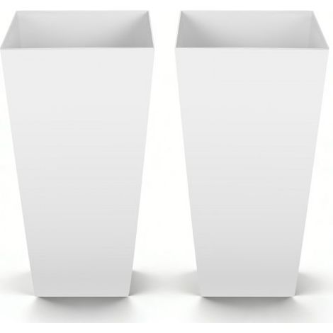 Jardinière Haute Lot de 2 Pot de Fleur Haut 66 5 cm pour Plantes (1/5)