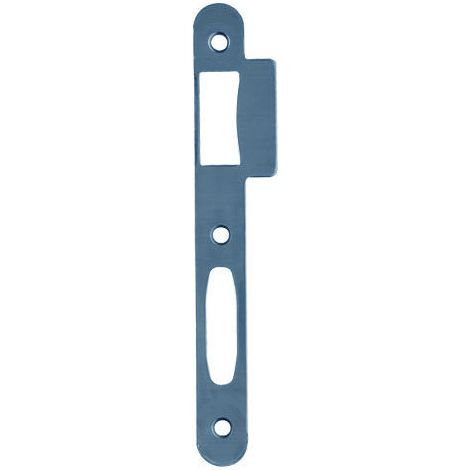 Gâche plate S D451 453 455 bout rond double empennage finition inox VACHETTE 19800000