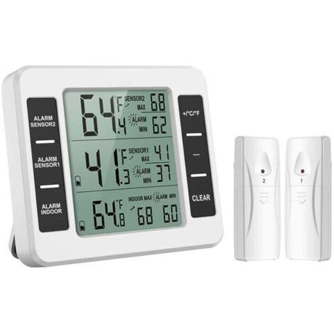 Thermomètre pour réfrigérateur, thermomètre numérique pour congélateur avec moniteur de température (1/5)