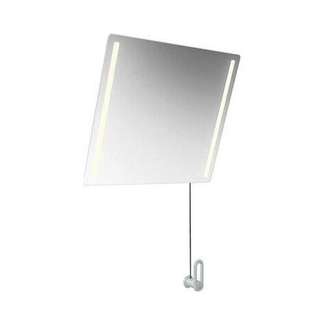 Espejo basculante LED basic B: 600 mm H: 540 mm blanco puro