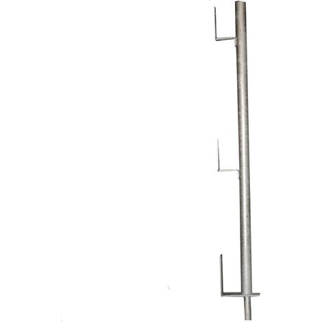Garde-corps de protection à planche galvanisé Ø 25 mm