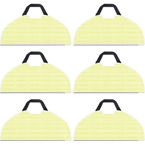 6 Pack Replacement Cleaning Cloths for Shark RV2610WA AV2610WA AI Ultra 2-in-1 Robot Vacuum Cleaner, Microfiber Mop Cloths for Shark AI Ultra Accessories (1/5)