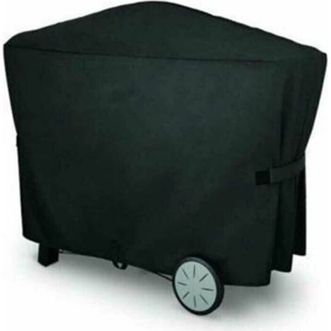 Gasgrillabdeckung, Grillplane 112,4 x 64,1 x 95,6 cm, Outdoor-Grillschutzabdeckung, wasserdichtes Sonnenschutzgewebe, Grillabdeckung für Weber, Schwarz