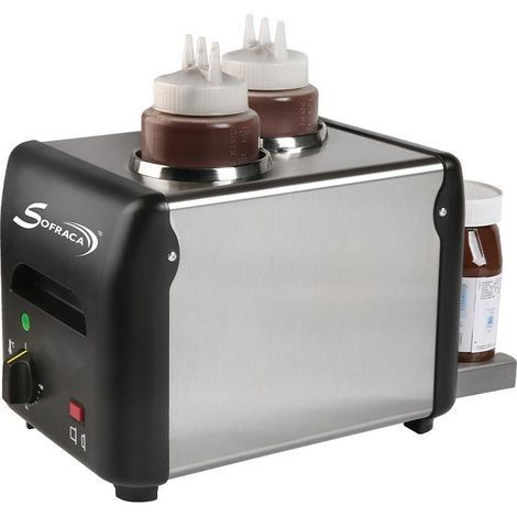 Chauffe-chocolat/sauce à poser - long. 310 mm - Sofraca