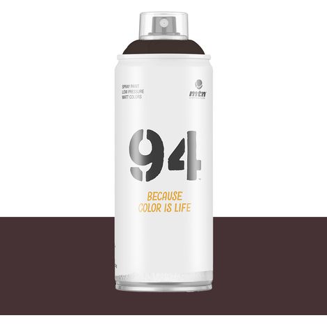 Bombe de peinture aérosol MTN 94 Marron chocolat (RV-35) 0,4 L (1/2)