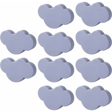 10er-Pack Möbelknöpfe in Wolkenform für Kinderzimmer (grau) FLITI (1/4)