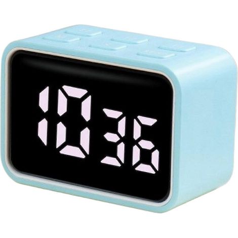 Minuteur de cuisine numérique avec fonction compte à rebours, grand écran LED réglable, facile à utiliser en cuisine, convient aux personnes âgées et aux enfants, bleu. (1/5)