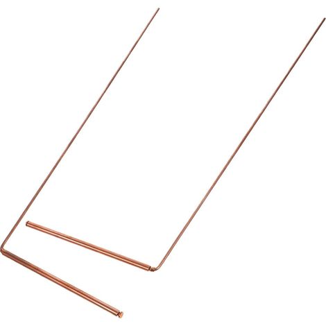 Baguettes de sourcier en cuivre, design style chinois, lot 2, outil détection pour la recherche (1/5)