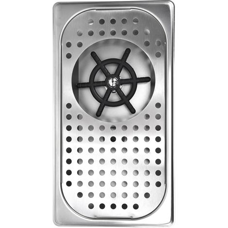 Lave-tasses automatique à rinçage rapide G1/2 en acier inoxydable, rince-pichets pour hôtels, cafés et maisons FC-12-1 Argent S