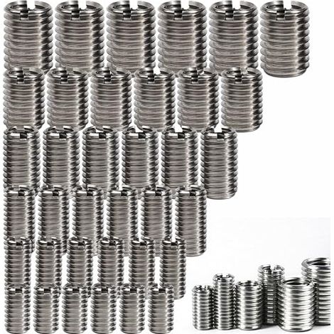 Threaded Insert Adapters M10 to M8 M8 to M6 M6 to M4, Reducer Adapter Repair Kit for Hex Nuts (M4-M6/M6-M8/M8-M10) (1/5)