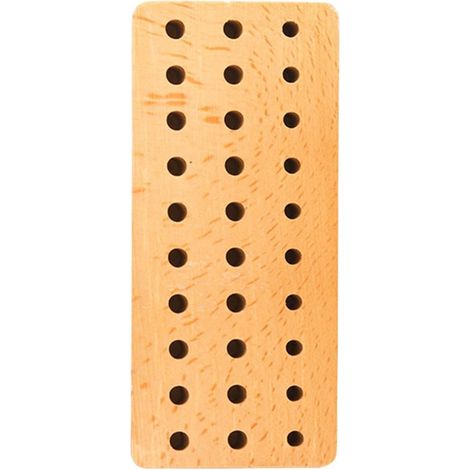 Porte-poinçon outil Organisateur Portable En Bois À 30 Trous Capture Et Création Porte-Outils En Cuir Pour machiniste, travail du bois, réparation électrique, électronique, bijouterie, (1/5)