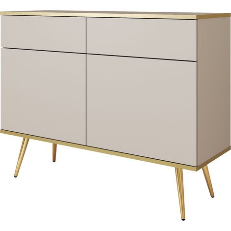 Commode haute, chêne Artisan, 53,5 x 147,5 x 40 cm (1/5)