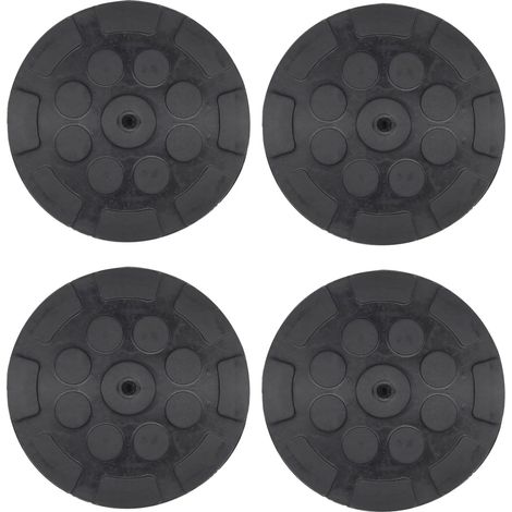 4 x Rubber Block for Jack, Lift, Jack, Jack, Jack, Manoeuvring Jack