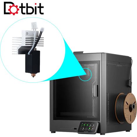 3D printer accessory compatible with Aerocool Cebtauri Carbon hot end upgrade bimetallic chromium zirconium copper (1/4)
