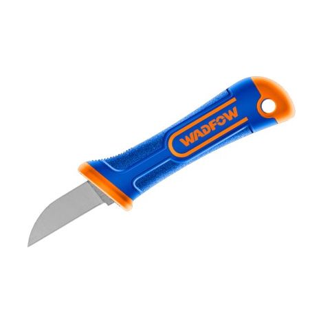 Couteau à dénuder à lame droite WADFOW 180 mm avec manche en acier inoxydable et poignée ergonomique (1/4)