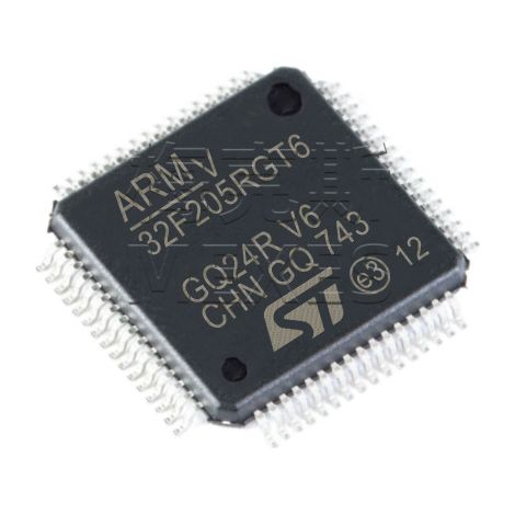 Electronic components of the STM32F205RGT6 chip STM32F205VBT6, 5 units to assemble.