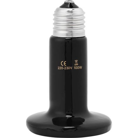 Keramik-Infrarot-Wärmelampe für Haustiere, Reptilienlampe, 100 W (1/4)