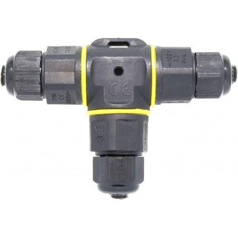 Manchon de raccordement en T étanche IP68 – Pour installations électriques extérieures – Résistant à la corrosion en milieu humide – Ecolife Lighting