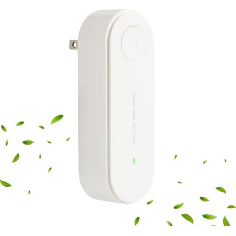 Purificateur d'air à brancher, convient aux chambres, toilettes, placards et pièces pour animaux (blanc) (1/5)